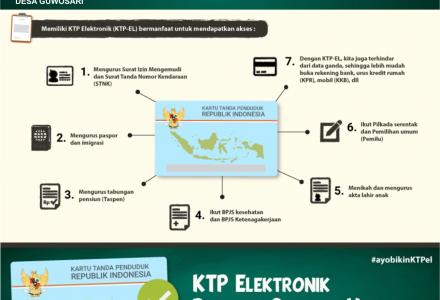 Warga wajib punya KTP elektronik 